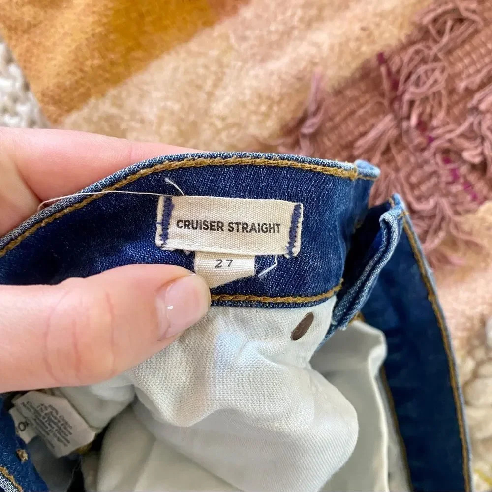 Madewell Women’s Cruiser Straight Crop Wide Leg Jeans 27 - Picture 11 of 11